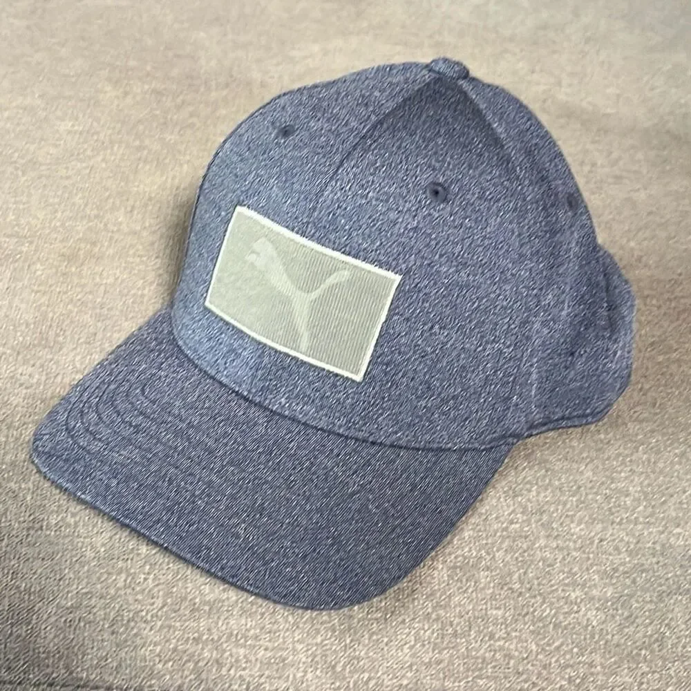 Puma 110 Tour Exclusive Blue Golf Hat Cap Adjustable Snap Back